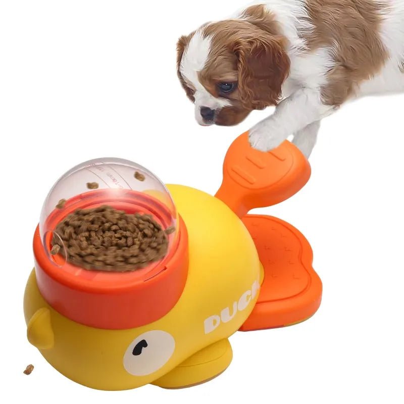 Interactive Puzzle Duck Food Dispenser for Dogs and Cats – Engaging and Durable Feeder 0