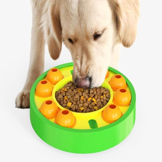 Interactive Puzzle Feeding Station for Dogs and Cats – Slow Feeder Design for Healthy Digestion 0