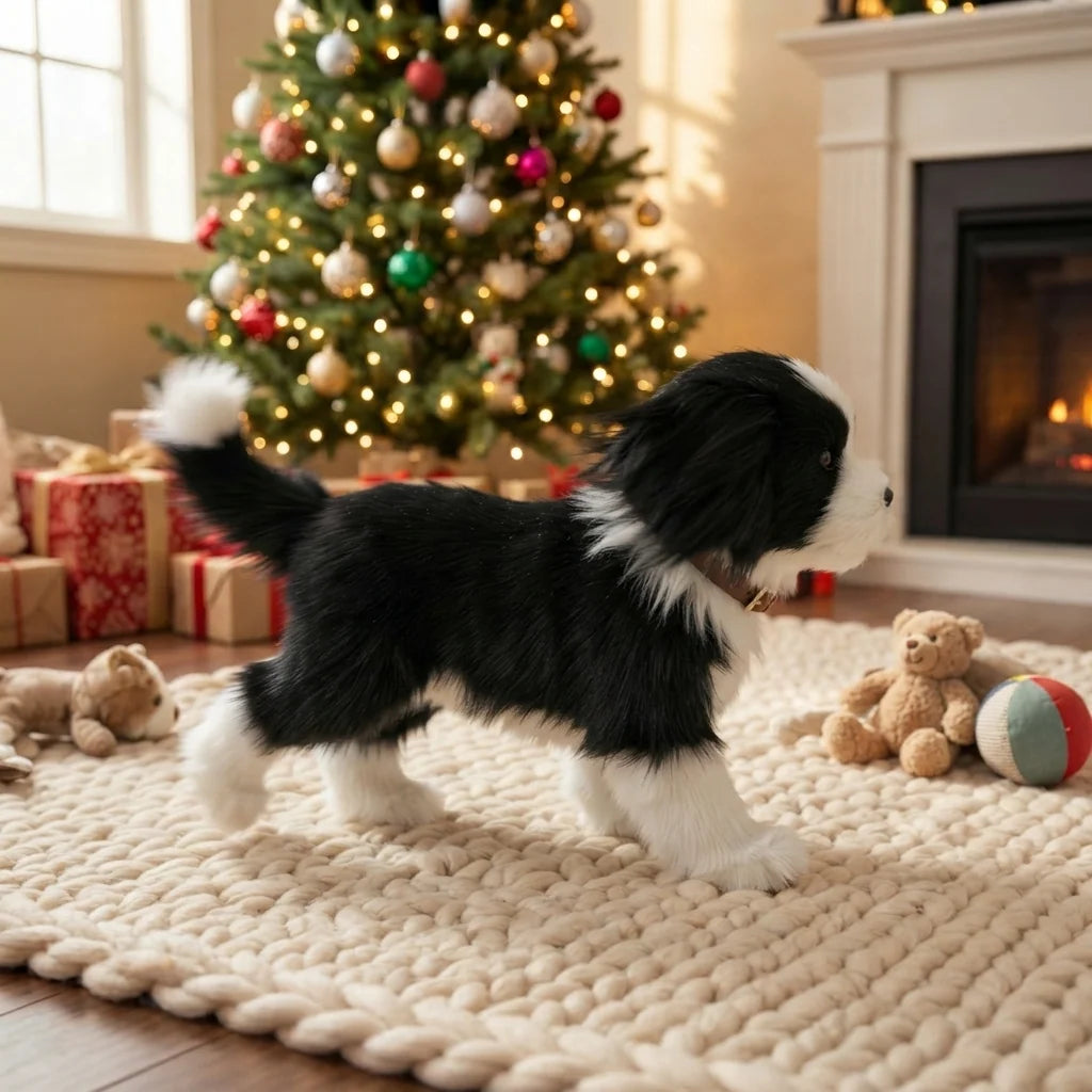 Interactive robot puppy toy featuring lifelike movements and touch response, available in 10 realistic breeds for engaging play. 5
