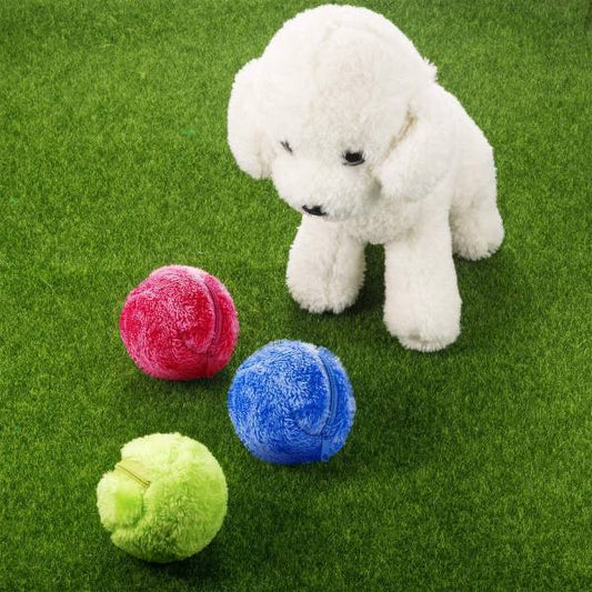 Interactive Rolling Dog Toy with Colorful Covers – Engaging Anti-Anxiety Ball for Small to Large Dogs 0