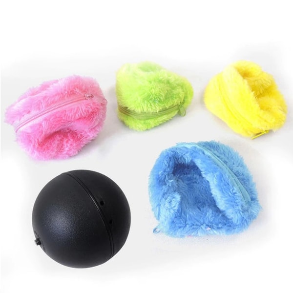 Interactive Rolling Dog Toy with Colorful Covers – Engaging Anti-Anxiety Ball for Small to Large Dogs 7