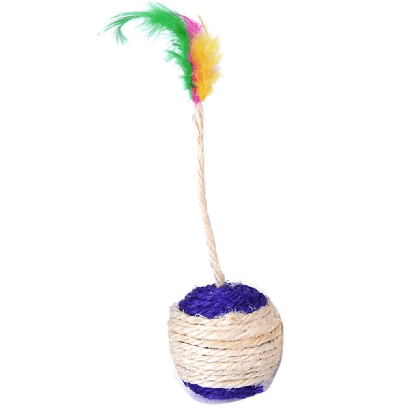 Interactive Sisal Scratching Ball Cat Toy – Durable and Engaging 7