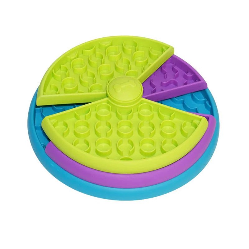 Interactive Slow Feeder Dog Bowl – Puzzle Design for Healthy Eating and Cognitive Development, Non-Slip Base 0