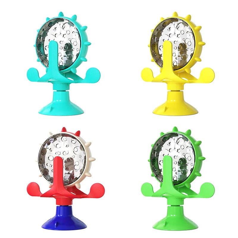 Interactive Snack Dispenser Toy for Cats and Small Dogs – Engaging Pet Toy with 360° Movement and Strong Suction Cup 2