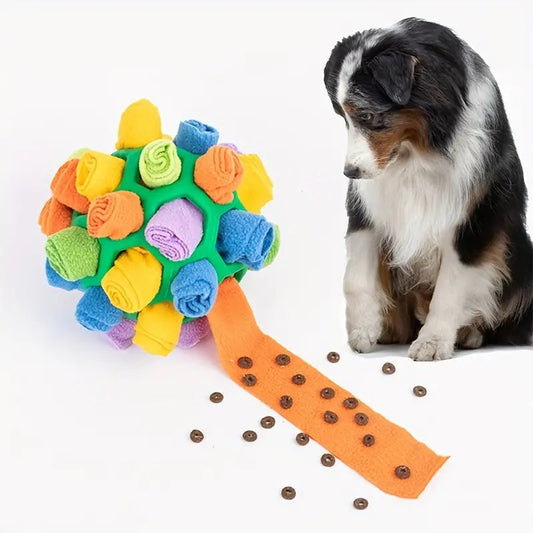 Interactive Snuffle Ball Dog Toy – Engaging Treat Dispensing Puzzle Toy for Mental Stimulation and Happy Playtime 0
