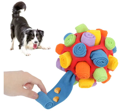 Interactive Snuffle Ball Dog Toy – Engaging Treat Dispensing Puzzle Toy for Mental Stimulation and Happy Playtime 1