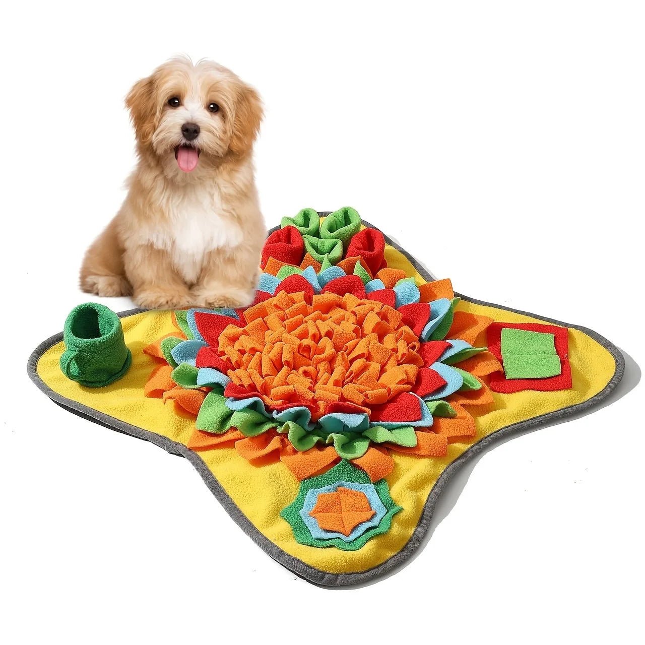 Interactive Snuffle Mat for Dogs – Engaging Food Puzzle for Mental Stimulation 0