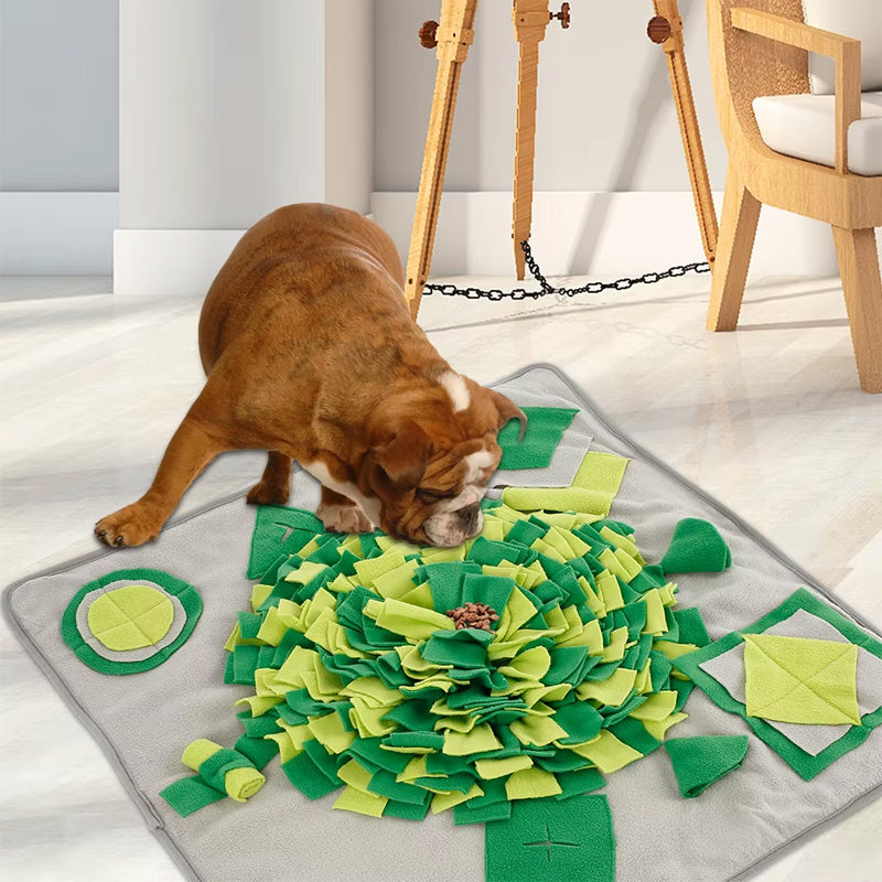 Interactive Snuffle Mat for Dogs – Handmade Fleece, Adjustable Sizes for Stress Relief and Mental Stimulation 1