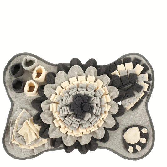 Interactive Snuffle Mat for Dogs with Sound Flower Design – Non-Slip and Washable 0