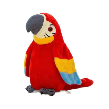 Interactive Talking Macaw Plush Toy with Recording Function – Educational Bird Toy for Kids, 22cm Soft Cotton 6