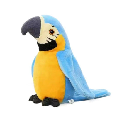Interactive Talking Macaw Plush Toy with Recording Function – Educational Bird Toy for Kids, 22cm Soft Cotton 7