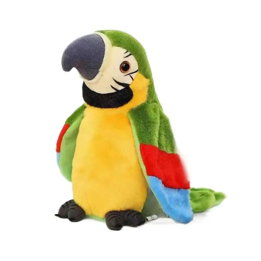 Interactive Talking Macaw Plush Toy with Recording Function – Educational Bird Toy for Kids, 22cm Soft Cotton 8