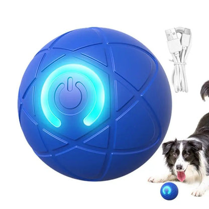 Interactive Vibrating Dog Toy with LED Lights and Smart Touch Activation - Durable, Rechargeable, Compact Design 5