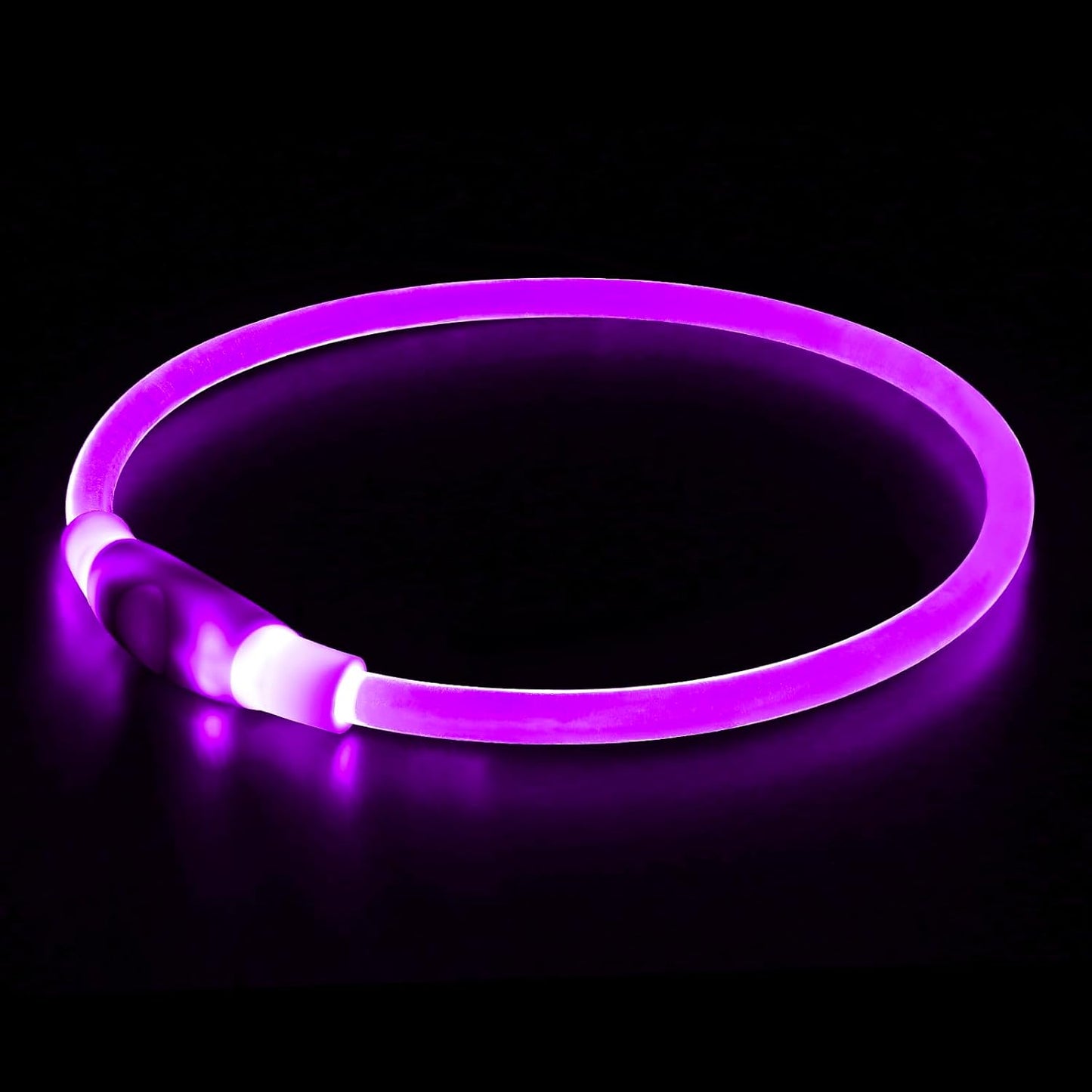 LED Dog Collar – Adjustable 360-Degree Glow Safety Collar with USB Rechargeable Light for Night Walks 10