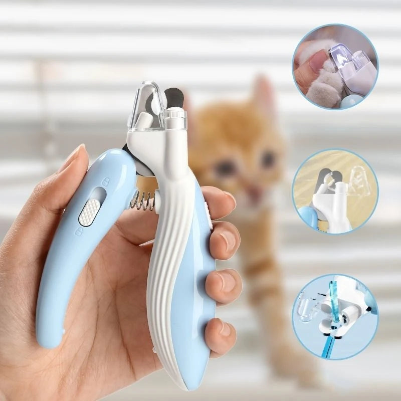 LED Pet Nail Clippers with Stainless Steel Blade for Safe Grooming – Ideal for Dogs and Cats 4