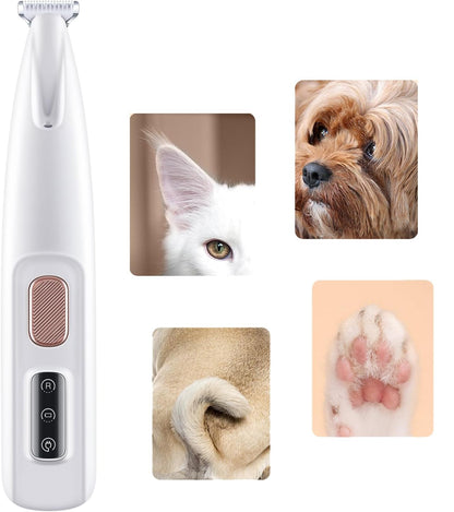 LED Pet Trimmer with Ultra-Low Noise Technology – Stainless Steel Clipper for Safe Grooming and Precise Trims 4
