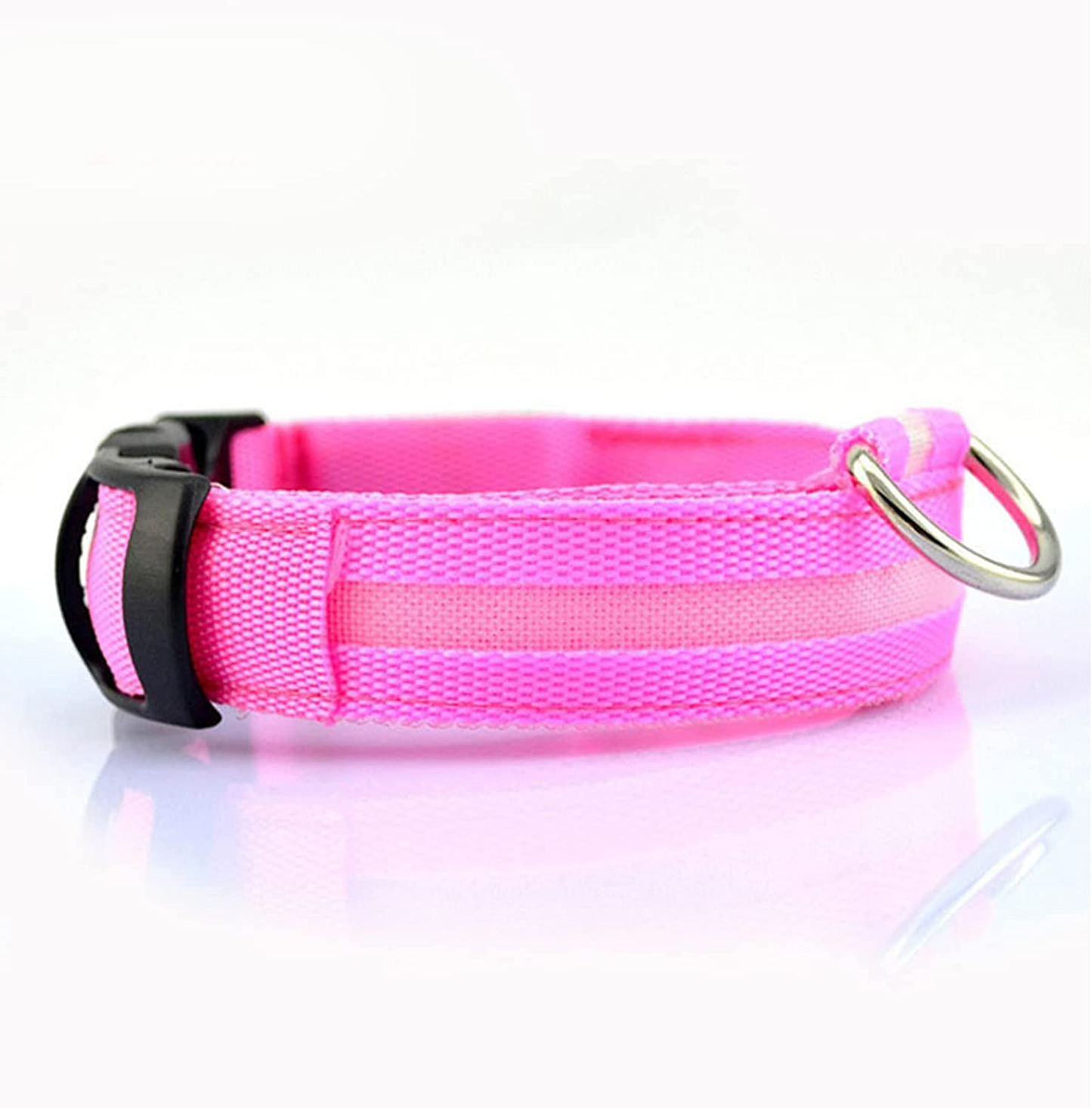LED Safety Pet Collar - Rechargeable, Water Resistant, Soft & Durable Design for Dogs - Multiple Colors Available 4