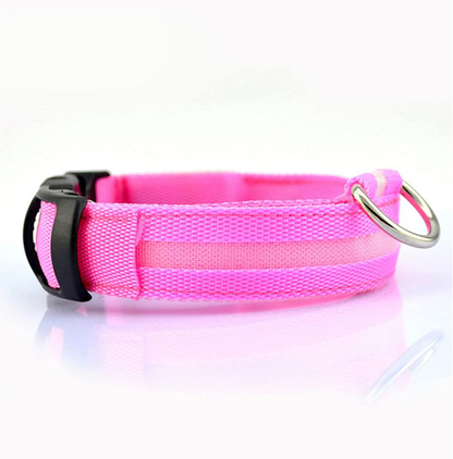 LED Safety Pet Collar - Rechargeable, Water Resistant, Soft & Durable Design for Dogs - Multiple Colors Available 4