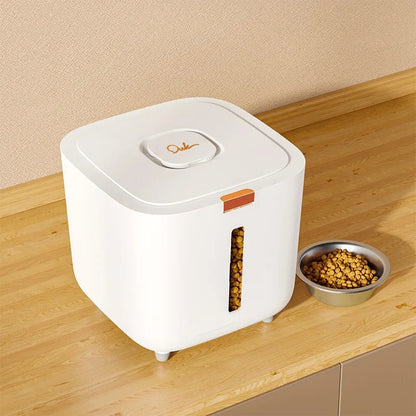 Large Airtight Dog Food Storage Container - Keeps Food Fresh, Moisture Resistant, Food-Safe Plastic, Available in Multiple Sizes 2