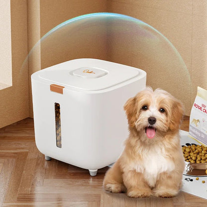 Large Airtight Dog Food Storage Container - Keeps Food Fresh, Moisture Resistant, Food-Safe Plastic, Available in Multiple Sizes 4