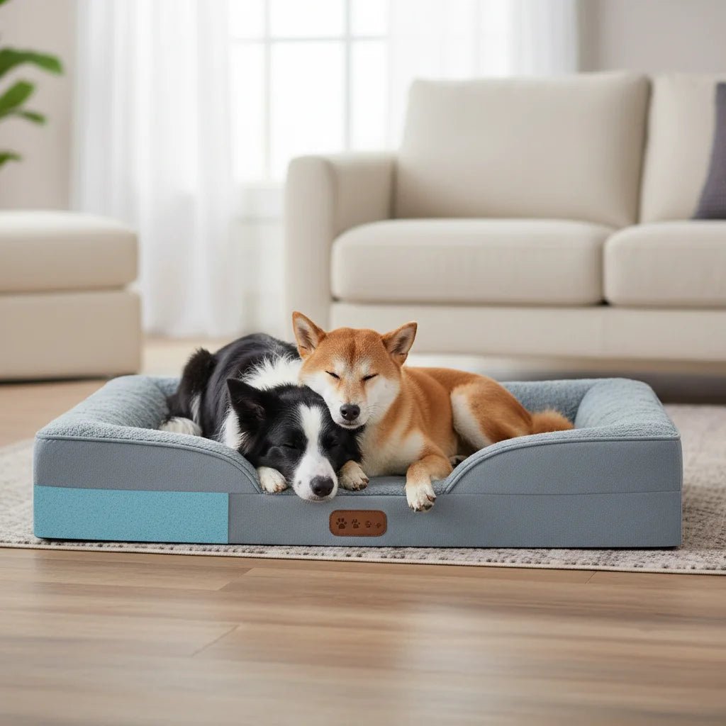 Large Orthopedic Dog Bed with Breathable Memory Foam for Comfort and Support – Ideal for Medium and Large Dogs 4