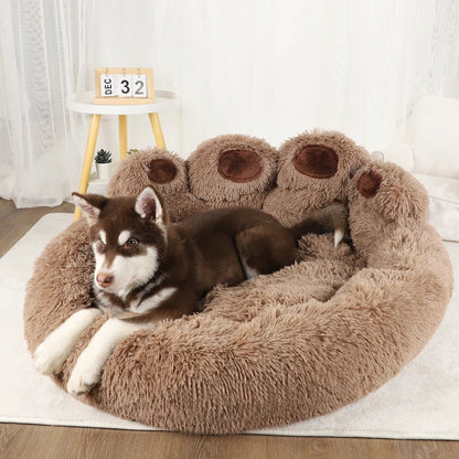 Large Plush Dog Bed – Soft Sofa Design for Dogs and Cats, Comfortable and Stylish 10