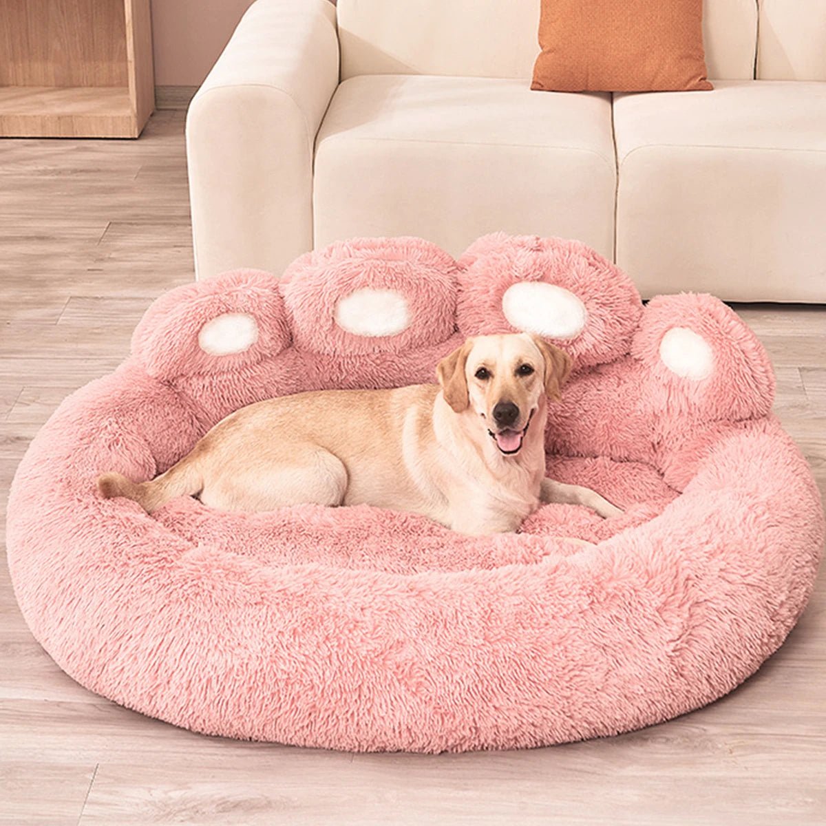 Large Plush Dog Bed – Soft Sofa Design for Dogs and Cats, Comfortable and Stylish 9