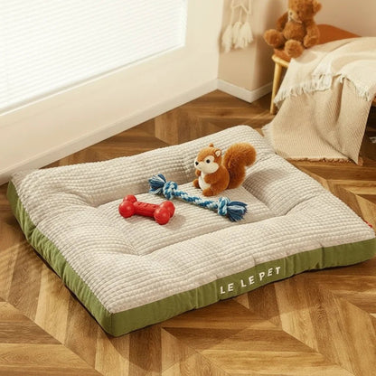 Large Soft Fleece Dog Bed with Removable Cover – Cozy Supportive Pet Lounger for Ultimate Comfort 6