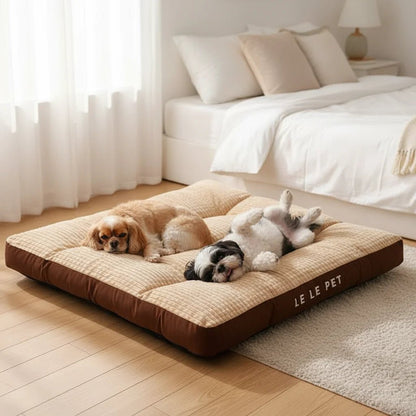 Large Soft Fleece Dog Bed with Removable Cover – Cozy Supportive Pet Lounger for Ultimate Comfort 8