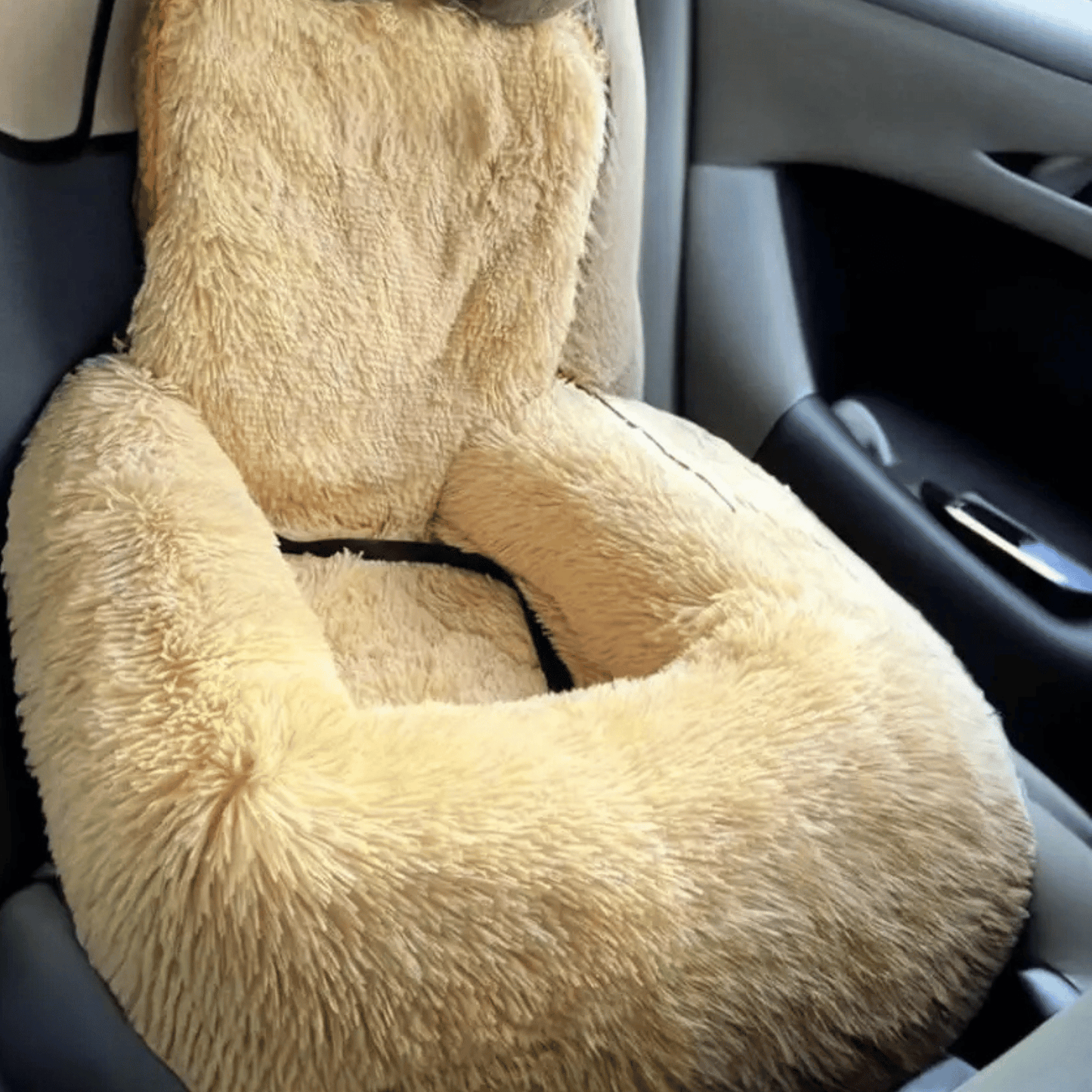 Large Washable Dog Car Bed with Elevated Design – Comfortable and Safe Dog Seat 7