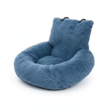 Large Washable Dog Car Bed with Elevated Design and Non-Slip Bottom – Comfortable Travel Seat for Dogs 8