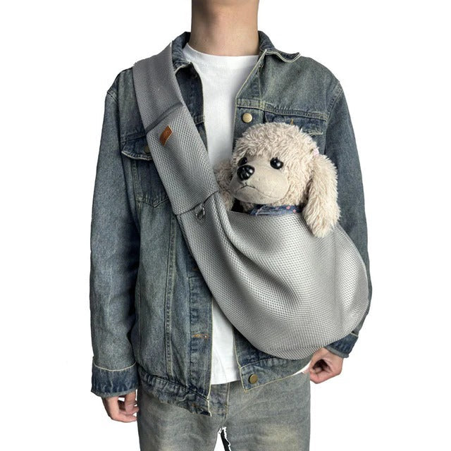 Lightweight Crossbody Dog Sling Bag for Small Dogs – Adjustable Shoulder Strap 3