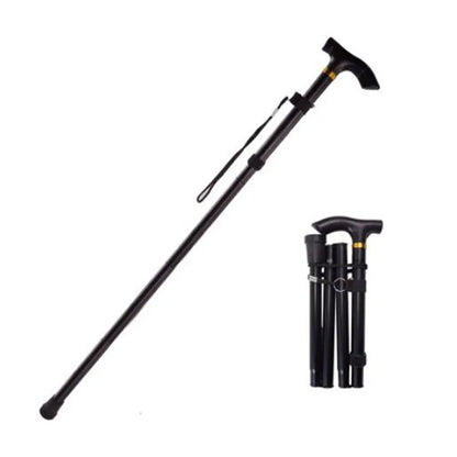 Lightweight Folding Aluminum Walking Cane with Ergonomic T-Handle – Telescopic Hiking and Trekking Stick for Stability and Comfort 3