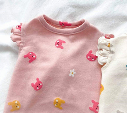 Lightweight Sleeveless Vest for Pets – Cozy Velvet with Adorable Rabbit Pattern 0