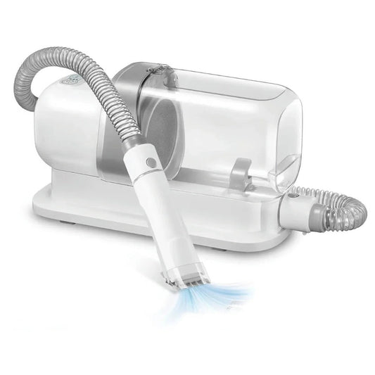 Low-Noise Dog Grooming Vacuum with Clippers and Brush Kit – 77.7oz Capacity 0