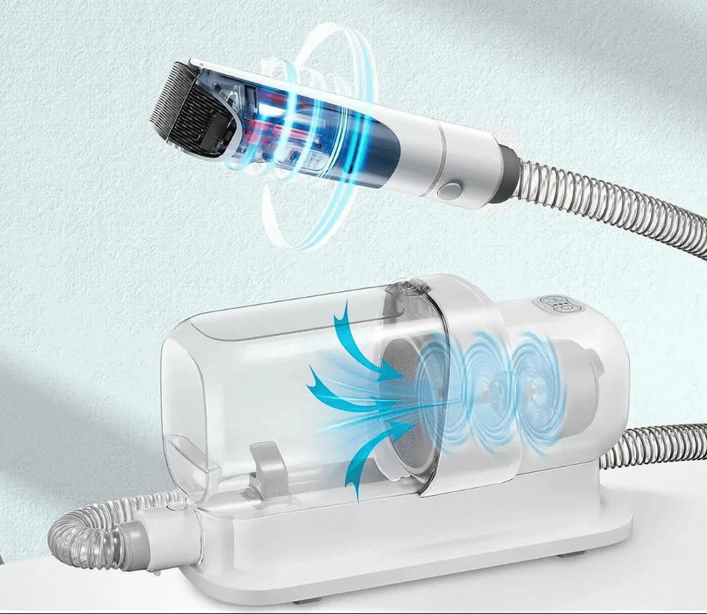 Low-Noise Dog Grooming Vacuum with Clippers and Brush Kit – 77.7oz Capacity 3