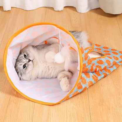 Luna Cat Tunnel Toy with Interactive Toys and Colorful Design for Cats 1