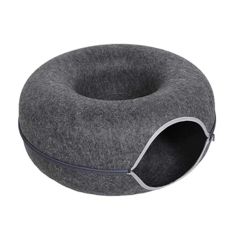 Luxury Cat Bed for Two with Interactive Tunnel – Plush and Durable Design for Cozy Playtime 5