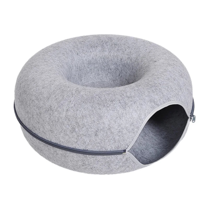 Luxury Cat Bed for Two with Interactive Tunnel – Plush and Durable Design for Cozy Playtime 7