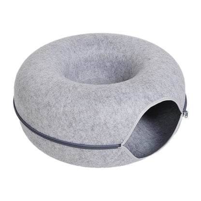 Luxury Cat Bed for Two with Interactive Tunnel – Plush and Durable Design for Cozy Playtime 7