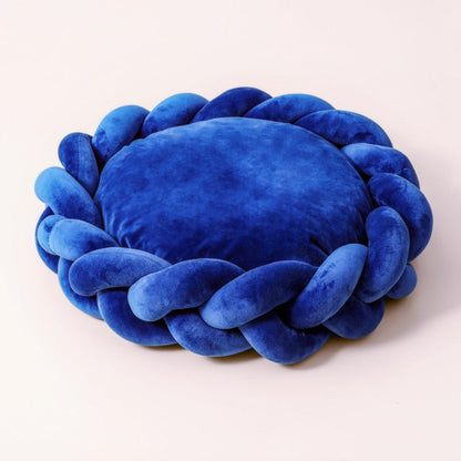 Luxury Large Dog Bed with Plush Cotton, Braided Edges – Comfortable Retreat for All Breeds, Machine Washable 13