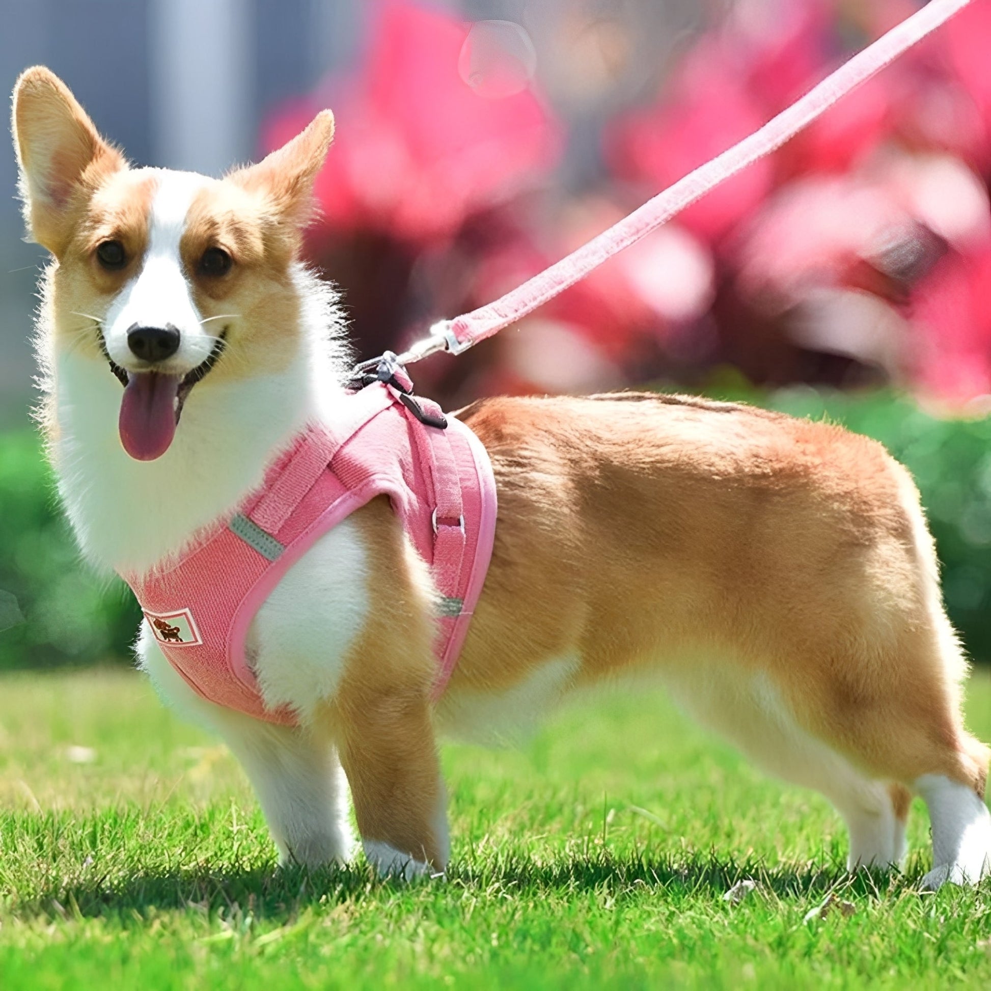 Luxury Velvet Dog Harness – Breathable Reflective Step-in Design for Stylish Comfort, Soft Fabric, Available in Multiple Sizes 1