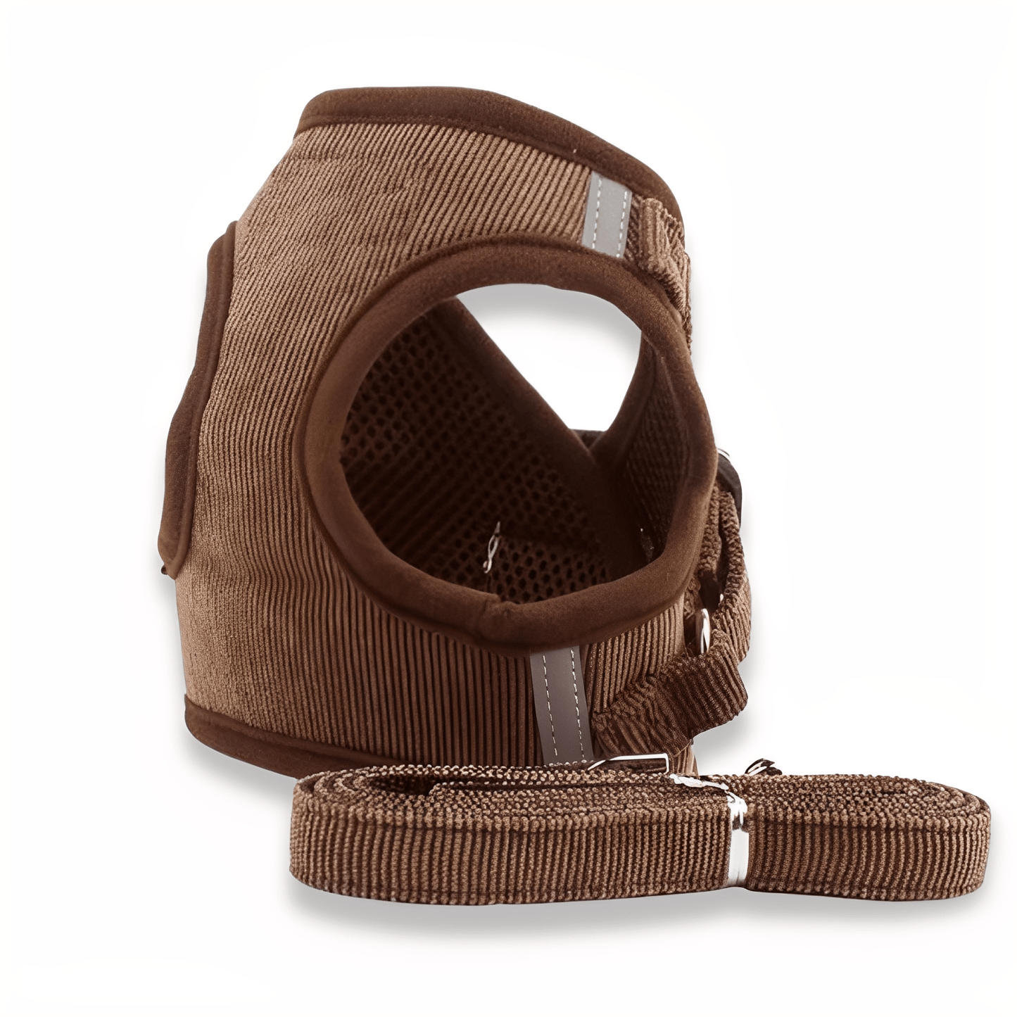 Luxury Velvet Dog Harness – Breathable Reflective Step-in Design for Stylish Comfort, Soft Fabric, Available in Multiple Sizes 4