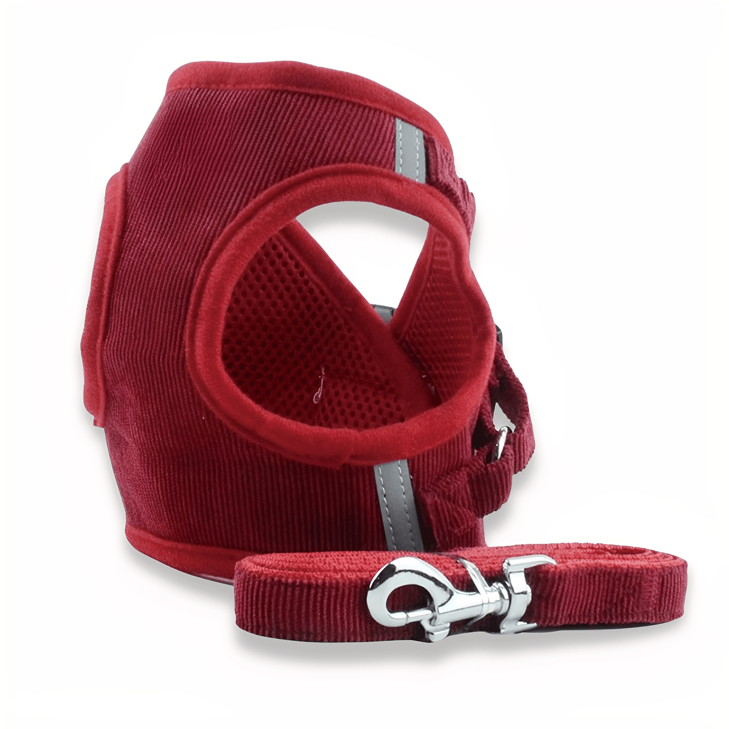 Luxury Velvet Dog Harness – Breathable Reflective Step-in Design for Stylish Comfort, Soft Fabric, Available in Multiple Sizes 5