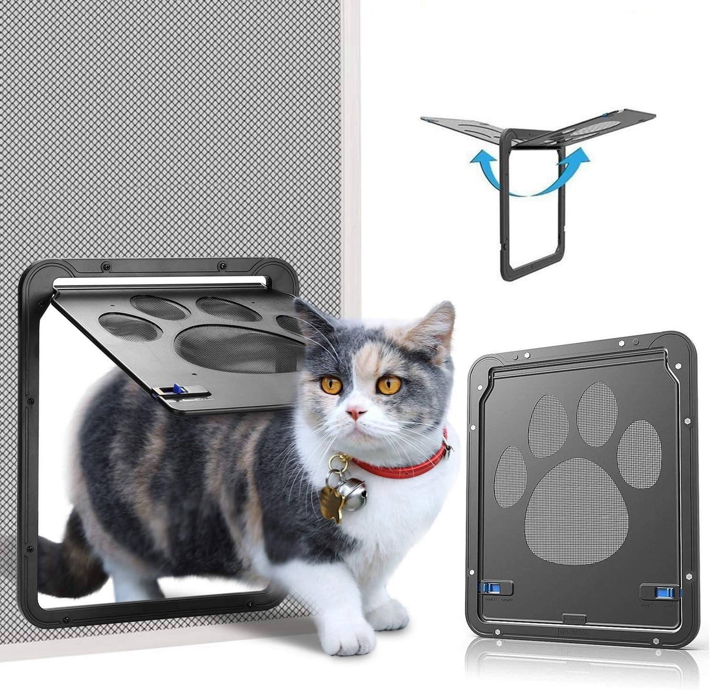 Magnetic Pet Screen Door for Dogs and Cats – Weather Resistant, Easy Installation 0