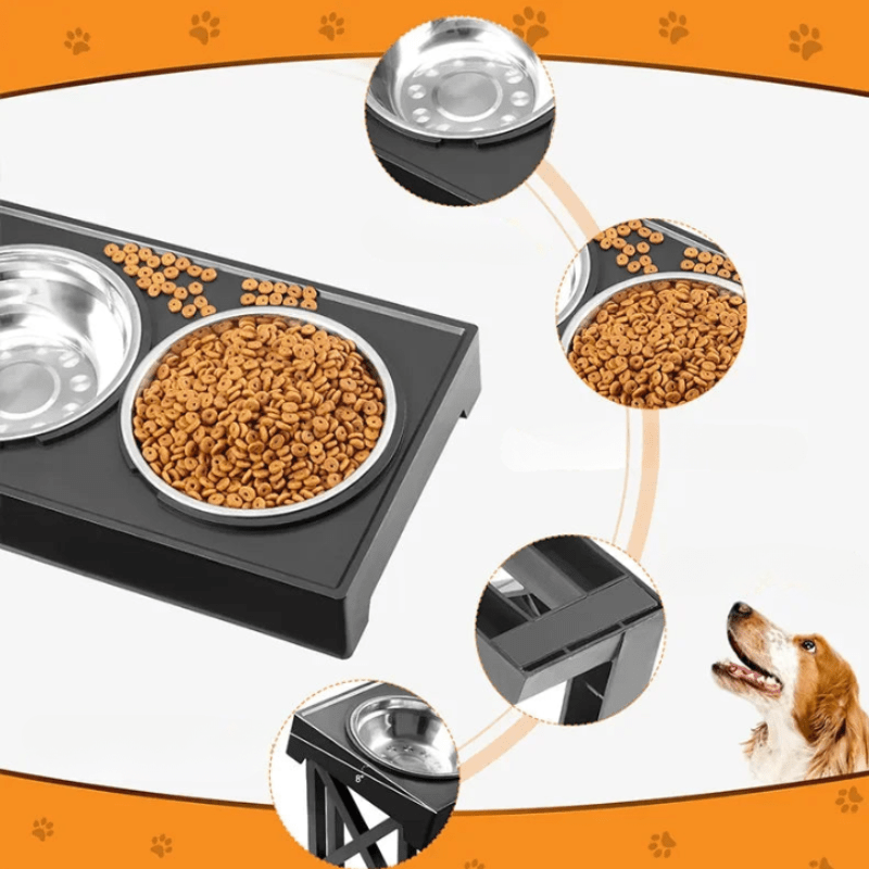 MealMate | Raised Dog Bowl with Mat 1