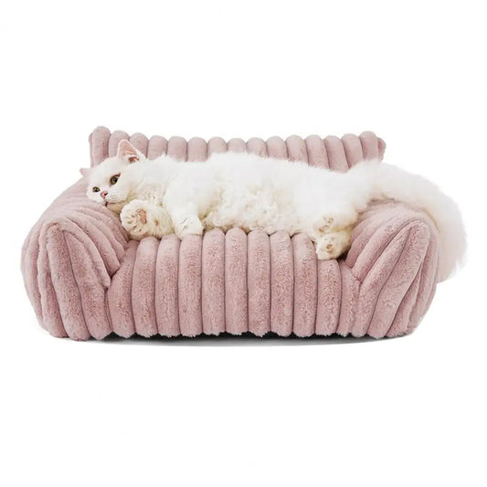 Memory Foam Pet Sofa Bed for Dogs and Cats - Orthopedic Support, Cozy Design, Washable Cover, Non-Slip Bottom 0