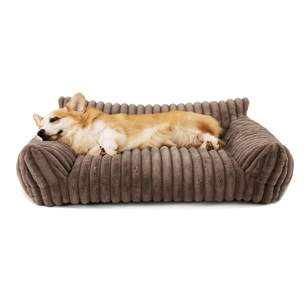 Memory Foam Pet Sofa Bed for Dogs and Cats - Orthopedic Support, Cozy Design, Washable Cover, Non-Slip Bottom 5