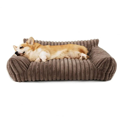 Memory Foam Pet Sofa Bed for Dogs and Cats - Orthopedic Support, Cozy Design, Washable Cover, Non-Slip Bottom 5