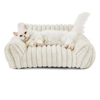 Memory Foam Pet Sofa Bed for Dogs and Cats - Orthopedic Support, Cozy Design, Washable Cover, Non-Slip Bottom 7